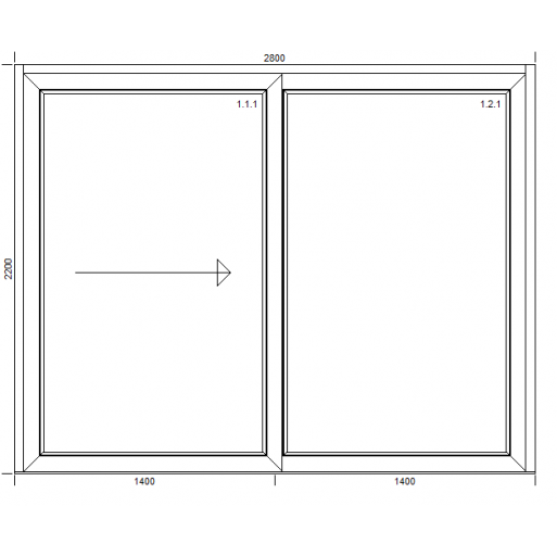 Sliding doors HST