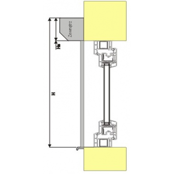 Roleta zewnętrzna standard do okna 90x120 cm