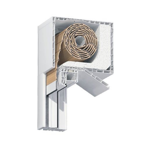 External blind top mounted for the window 150x150 cm