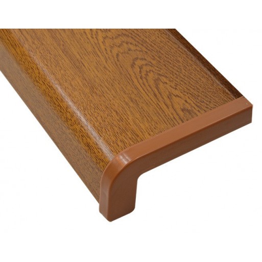 External metal window sill golden oak