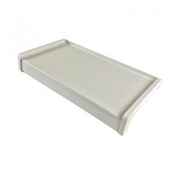 Parapet zewnętrzny aluminiowy klasyczny biały RAL 9016