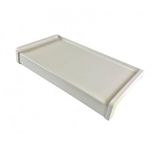 Classic aluminum external window sill white RAL 9016