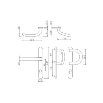 Handle-P gQ DG58 PZ92 BROWN