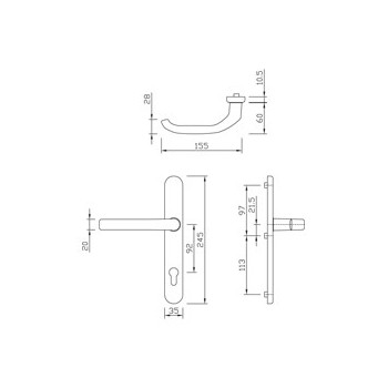 Handle-SZ gQ DG58 PZ92 EXT. F1 067720