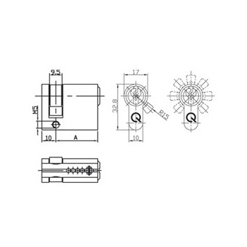Halbyzlinder SX 8-F gQ