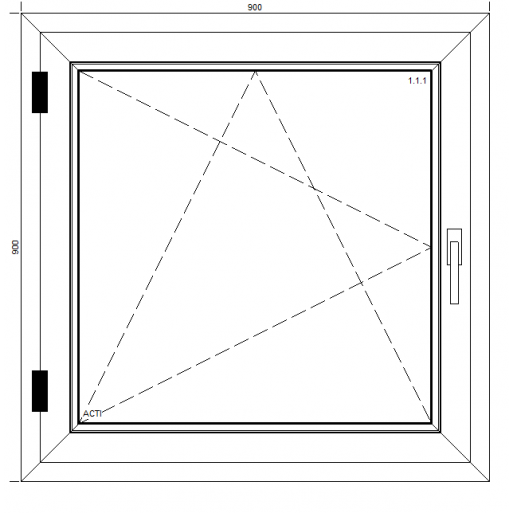 PVC Window Passiv Air